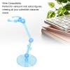 Alomejor Action Figure Stand Plastic Translucent Doll Model Support Display Holder Base for 6 Inch Dolls Greater Flexibility Versatile Set (Transparent Blue) view 2