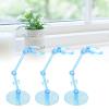 Alomejor Action Figure Stand Plastic Translucent Doll Model Support Display Holder Base for 6 Inch Dolls Greater Flexibility Versatile Set (Transparent Blue) view 3