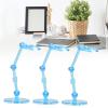 Alomejor Action Figure Stand Plastic Translucent Doll Model Support Display Holder Base for 6 Inch Dolls Greater Flexibility Versatile Set (Transparent Blue) view 4