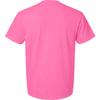 inktastic American Flag Bear Adult Premium T-Shirt Small Hot Pink 472e3 view 2