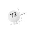 KESYOO Lottery Balls Numbered for Sweepstakes 75 Pieces Durable Plastic for Games and Entertainment at Parties and Recreational Activities view 2