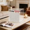 10K / 20K Smash Box Money Challenge, Clear Acrylic Piggy Break to Open for Adult Savings Money Saving Challenge Box view 4
