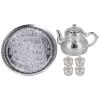 Rcniso Retro Teapot Game, Vintage Coffee Maker, Exquisitely Carved, Elegant, Retro, Softer Lines, Antideformation, Oxidized Coffee Maker Set for Gift view 3