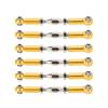 Alomejor Adjustable Aluminum Linkage Turnbuckle Rods for RC Car Upgrade Accessories (Gold) view 1
