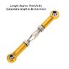 Alomejor Adjustable Aluminum Linkage Turnbuckle Rods for RC Car Upgrade Accessories (Gold) view 2