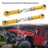 Alomejor Adjustable Aluminum Linkage Turnbuckle Rods for RC Car Upgrade Accessories (Gold) view 3