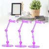 Alomejor Action Figure Stand Plastic Translucent Doll Model Support Display Holder Base for 6 Inch Dolls Greater Flexibility Versatile Set (Translucent Purple) view 4