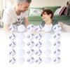 6 Sided Dice Set Bulk 30Pcs 16mm White Plastic Dice with Storage Bag for Board Games Math Games Teaching Props view 4