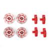 Wheel Brake Disc for Unlimited Desert Racer UDR 1/7 RC Car, RC Brake Disc Accessory with Non - Directional Surface Finish for Consistent Braking Performance (Red) view 1