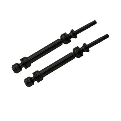 RC Car Transmission Shaft for Slash for Rustler for Stampede for VXL 4X4 4WD 1/10 rc Car Upgrade Parts 110-150mm Front and Rear Drive Shaft Spline CVD(Black,Rear)