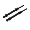 RC Car Transmission Shaft for Slash for Rustler for Stampede for VXL 4X4 4WD 1/10 rc Car Upgrade Parts 110-150mm Front and Rear Drive Shaft Spline CVD(Black,Rear) view 1