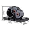COMODO Aluminum OD-3 Overdrive Transmission Lightweight Chassis DIY Gearbox Compatible with 1/10 RC Crawler Car Models view 4