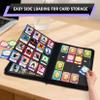 1000+ Pockets Trading Card Binder, 16 Pockets Zipper Binder Card Album, 32 Pack Double-sided Side Loading Non-Ring Card Binder, Card Holder Folders for MTG, TCG, Game Cards & Sports Cards, Purple view 3