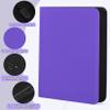 1000+ Pockets Trading Card Binder, 16 Pockets Zipper Binder Card Album, 32 Pack Double-sided Side Loading Non-Ring Card Binder, Card Holder Folders for MTG, TCG, Game Cards & Sports Cards, Purple view 4