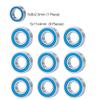 10Pcs Wheel Hub Sealed Bearing Kit Compatible with 1/10 RC Crawler Car Models Including Lunchbox, Grasshopper, Midnight Pumpkin view 3