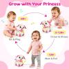 Yunaking Musical Puppy Toy for 1 Year Old Girl Gifts: Interactive Learning Baby Toy 6-12- 18 Months, Auto-Avoid Obstacle, Encourages Crawling & Walking, 1st Birthday Xmas Gift for 1 2 Year Old Girl view 3