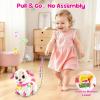 Yunaking Musical Puppy Toy for 1 Year Old Girl Gifts: Interactive Learning Baby Toy 6-12- 18 Months, Auto-Avoid Obstacle, Encourages Crawling & Walking, 1st Birthday Xmas Gift for 1 2 Year Old Girl view 4