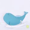 PHUDONGTOYS Ocean Rider Wooden Rocking, Natural Rubberwood, Baby Blue with Silver Shimmer, 72x31x50 cm, Ages 2-4 Years view 1
