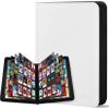 1000+ Pockets Trading Card Binder, 16 Pockets Zipper Binder Card Album, 32 Pack Double-sided Side Loading Non-Ring Card Binder, Card Holder Folders for MTG, TCG, Game Cards & Sports Cards, White view 1