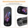 Case for Retroid Pocket 6,NOUKAJU Game Console Protective Case,Anti-Drop,Anti-Scratch,Shockproof,Silicone Protective Cover for Retroid Pocket 6 Game Console(Clear) view 3