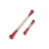 COMODO Metal Front Axle Steering Linkage Servo Link Rod Compatible with HBToys ZP1001 ZP1002 ZP1003 ZP1004 1/10 Scale RC Cars(Red) view 1