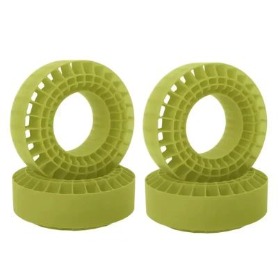 RC Cars Models Parts For Axial For SCX10 For Capra For TRX4 1/10 Waterproof Silicone Rubber Tire Inserts 108mm DIY Insert 1.9" Wheel Tires RC Crawler(Green)