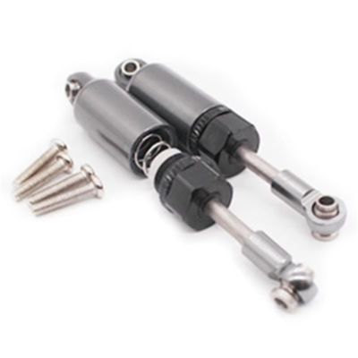 Compatible With Wltoys A959-B A949 A959 A969 A979 1/18 RC Car Parts Upgrade Metal Shock Absorbers Rc Shock Absorbers(Gray)