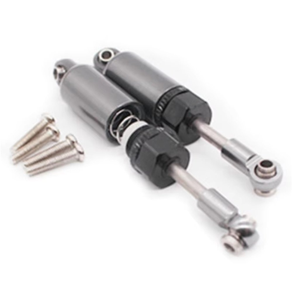 Compatible With Wltoys A959-B A949 A959 A969 A979 1/18 RC Car Parts Upgrade Metal Shock Absorbers Rc Shock Absorbers(Gray)