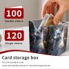 FQSXFIFN for MTG Deck Box, PU Leather for TCG Card Storage with Magnetic Closure, Trading Card Storage Holds 120+ Sleeved Cards, Fox Necklace Large Magic Cards Deck Case for Women Men view 4