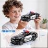 1/36 Metal Diecast Police Car Toy Set,4 Pack Police Pull Back Toy Cars with 3 Opening Doors & 1 Hood Model Boys Cars Toy for Kids Ages 3 4 5 6 7 8 9 10 11 12 Years Old view 2