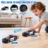 1/36 Metal Diecast Police Car Toy Set,4 Pack Police Pull Back Toy Cars with 3 Opening Doors & 1 Hood Model Boys Cars Toy for Kids Ages 3 4 5 6 7 8 9 10 11 12 Years Old view 3