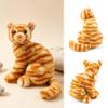Hideekoog Orange Tabby Cat Plush Toy 9.8 Inch Ginger Kitten Stuffed Animal Cute Kitty Plushie Soft Cozy Buddy Reading Companion Kawaii Aesthetic Room Decor Huggable Feline Friend view 4