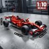 AoreSpty F1 RC Car Kit - 1:10 Red Formula 1 Racing Car 1086pcs, Compatible w/Major Brick Systems, Motorized RC & LED Lights, STEM Building Toy Teens Adults view 4