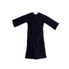 Fremego 1/12 Scale Male Kung Fu Suit Clothes,Traditional Chinese Robe Pant Doll Clothing Accessory for 6inch Male Soldier Action Figure Body (Black, Only Robe) view 1