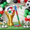 Blueweenly 16'' Large Soccer Piata Trophy Soccer Birthday Party Piata with Stick Blindfold Confetti Sports Event for Football Celebration Fan Party Decorations Photo Prop view 2