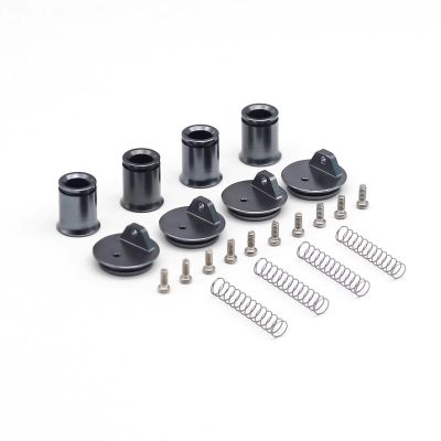 DIQYRS RC Parts Compatible with Orlandoo Hunter OH32T01 1/32 RC Truck Car Upgrade Parts Metal Modification Spare Replacement Accessories(Black)