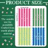 BrightRow 4 Pcs Mahjong Shuffler Cards for Tiles Mixing & Shuffling Portable Mah Jong Accessories Gift Party Supplies Waterproof Rules Printed Mixer 7 x 5 in for Tiles Lover (Pastel,Wave,Striped) view 2