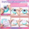 OAJ for Tamagotchi Paradise Case & Transparent Protective PC Clear Case with Paradise-Themed Faceplate and Zoom Dial Stickers, Neck Strap Accessories,All-Arounds Protection (No Device)-Sky view 4