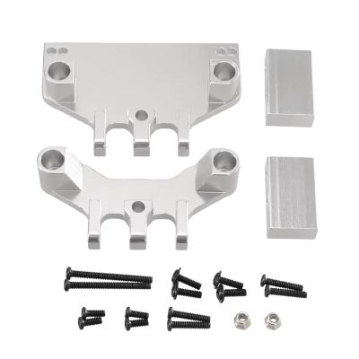 Rc Cars Upgrade Parts For MN 128 86 For 86S 86K 86KS G500 4WD 1/12 Metal Servo Mount Link Rod Linkage Bracket RC Crawler Car Upgrade Parts(Silver)