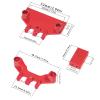 Rc Cars Upgrade Parts For MN 128 86 For 86S 86K 86KS G500 4WD 1/12 Metal Servo Mount Link Rod Linkage Bracket RC Crawler Car Upgrade Parts(Silver) view 2