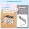 2 Pack Keyboard Fidget Toy Clicky Keyboard Clicker Fidget Keychain Clicky Fidget Toys for Adults, Sensory Toy for Boost Focus & Calm Anxiety at Work, Travel Stress Relief Gifts view 4