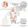 Portable Diaper Changing Pad, Waterproof Baby Changing Pad with Built-in Pillow, Dog Paws Foldable Travel Diaper Changing Mat for Newborn Boys & Girls view 3