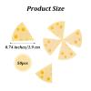 Sorcristy 50PCS Mini Resin Cheese Charms view 2