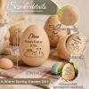 Custom Musical Easter Egg Shaker 2026 Engraved Wooden Easter Eggs Easter Basket Stuffers Personalized Easter Decor Gifts for Boys Girls (Custom Egg shakers - 1) view 4