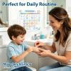 1000PCS Dental Stickers 1 inch Tooth Stickers for Kids Children Teeth Fairy Reward Schools Teachers Gift Round Cute Decals (Color + White) view 3