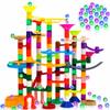 EagleStone 30 Glow in the Dark Marbles Marble Run Building Kit view 1