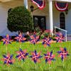 12Pcs 4th of July Decorations Outdoor, American Patriotic Pinwheels for Yard, Red White and Blue Wind Spinners for Independence Day Memorial Day Decorations, 250 Anniversary USA Merchandise view 4