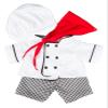 Chef Outfit for 14 to 18 INCH Plush Bear Doll Clothing Cooking Dress Up Costume Stuffed Animal Outfit Plush Toy Clothes Role Play Gift for ids view 2