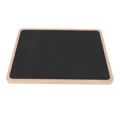 Wooden Rocker Board for Standing Desk, Anti Slip Balancing Board, Core Training and Ankle Stretching Exercise Tool with Ergonomic Curved Design for Home Office Use
