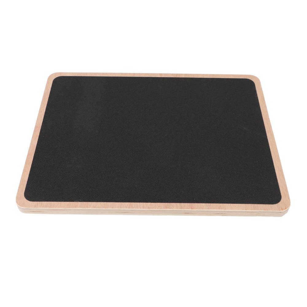 Wooden Rocker Board for Standing Desk, Anti Slip Balancing Board, Core Training and Ankle Stretching Exercise Tool with Ergonomic Curved Design for Home Office Use